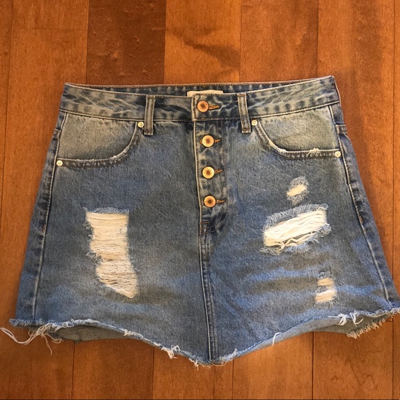 Forever 21 Jean Skirt - Picture 1 of 6